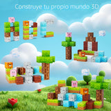 iLacven Bloques Magnéticos Minecraft-Estilo Bloques de Construcción...