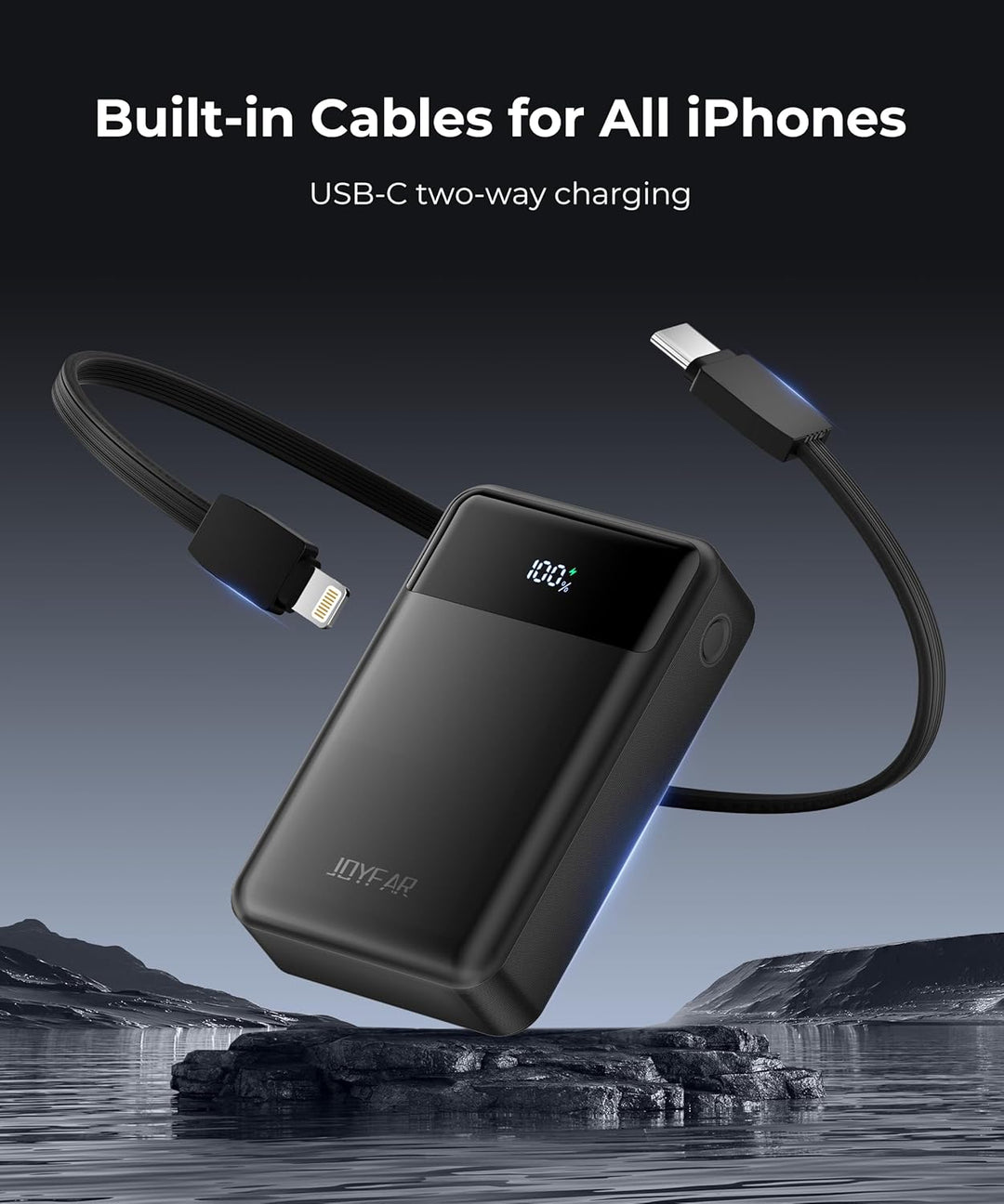 JOYFAR Cargador portátil - Power Bank - Batería esencial de viaje U...