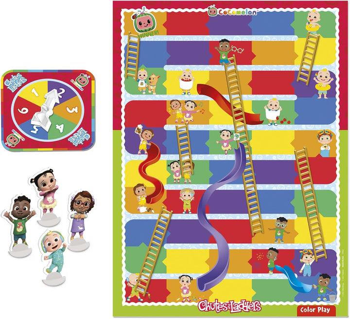 Hasbro Gaming Chutes and Ladders CoComelon Juego de mesa
