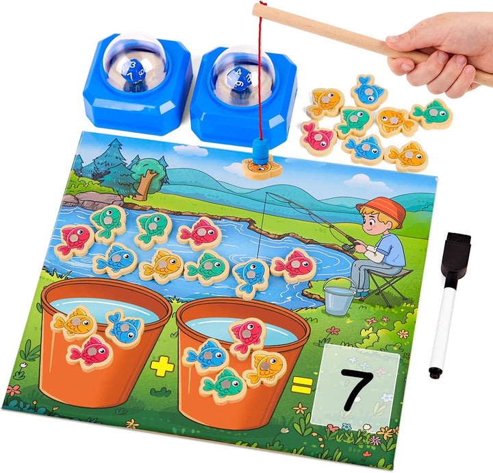 SkilLify juegos de mesa de matemáticas para niños con dados saltari...