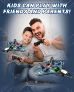 Drones para niños con forma de avión a control remoto, avión de con...