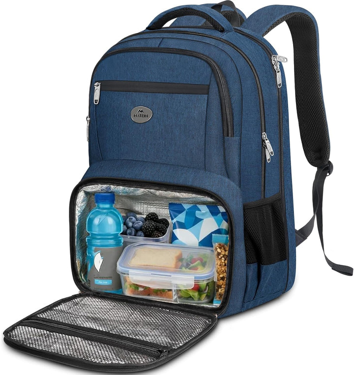 MATEIN Lonchera tipo mochila, resistente al agua, para el trabajo,...