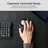 ELECOM Huge Plus ratón trackball inalámbrico, bola grande ergonómic...