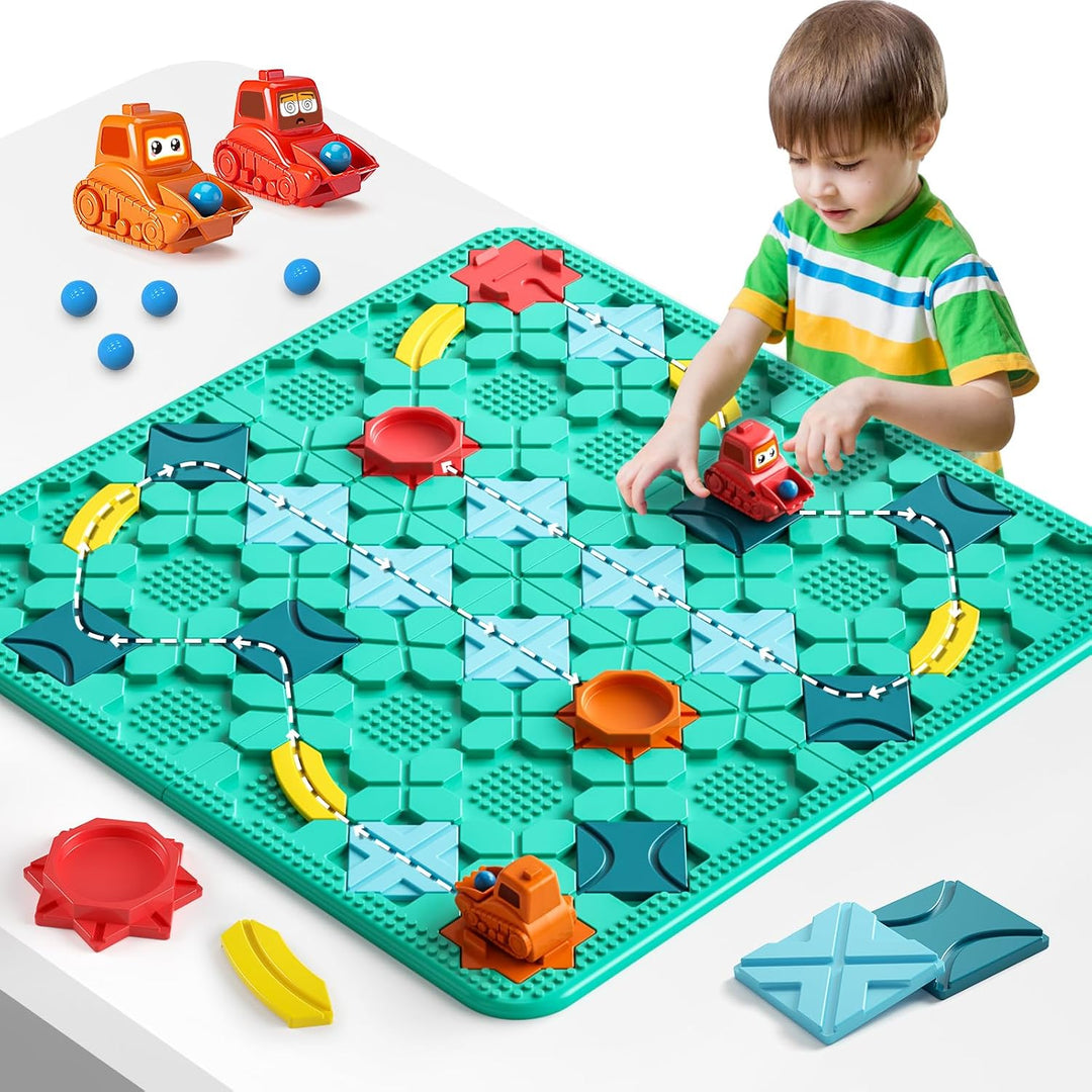 Juegos Lógicos de Construcción de Carreteras, Juego de Mesa Familia...