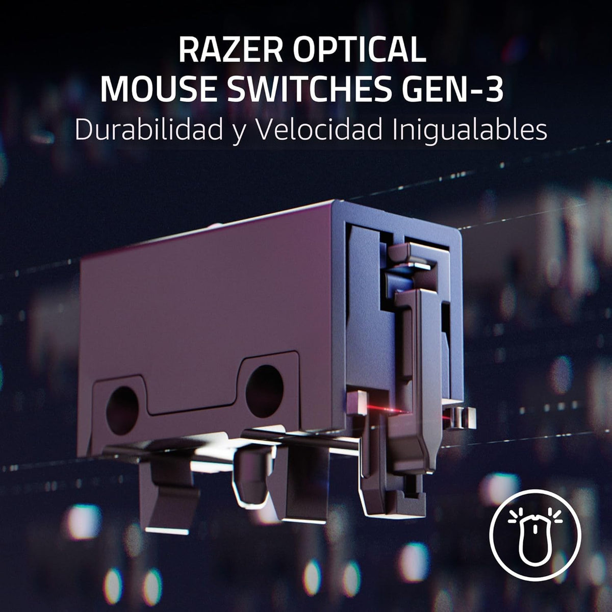 Razer Basilisk V3 35K Ratón ergonómico con cable para juegos: rueda...