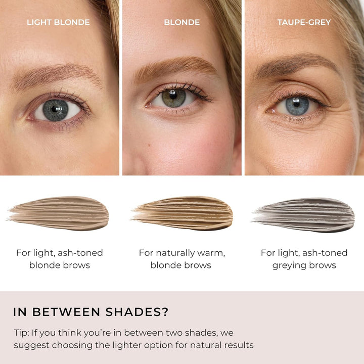 WUNDERBROW Gel Impermeable para Cejas, Taupe-Gris, Vegano y Libre d...
