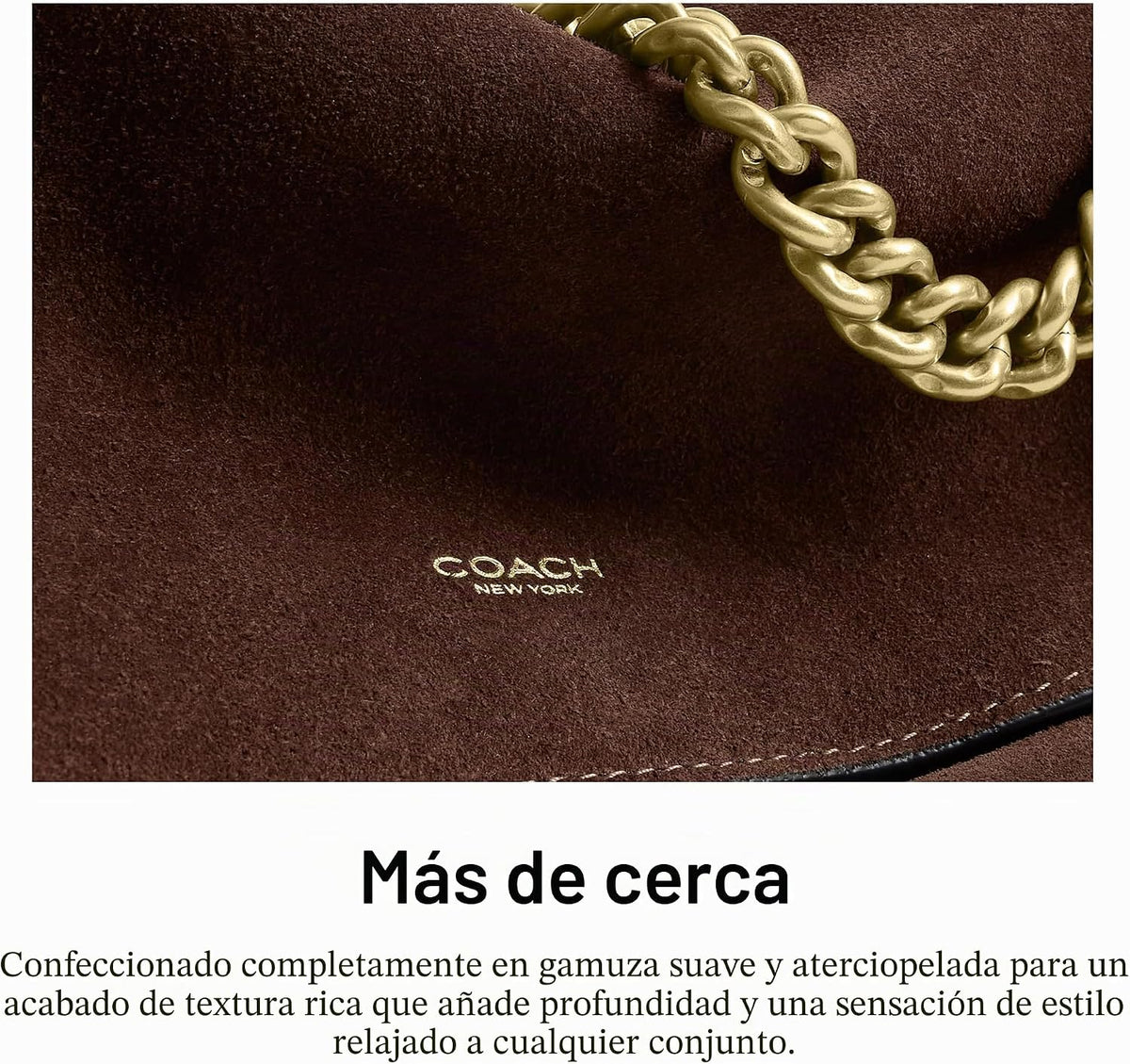 Coach Bolso de hombro Chelsea de cuero de grano natural para mujer 30