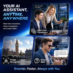MONODEAL E12 Auriculares inteligentes de conducción ósea con cámara