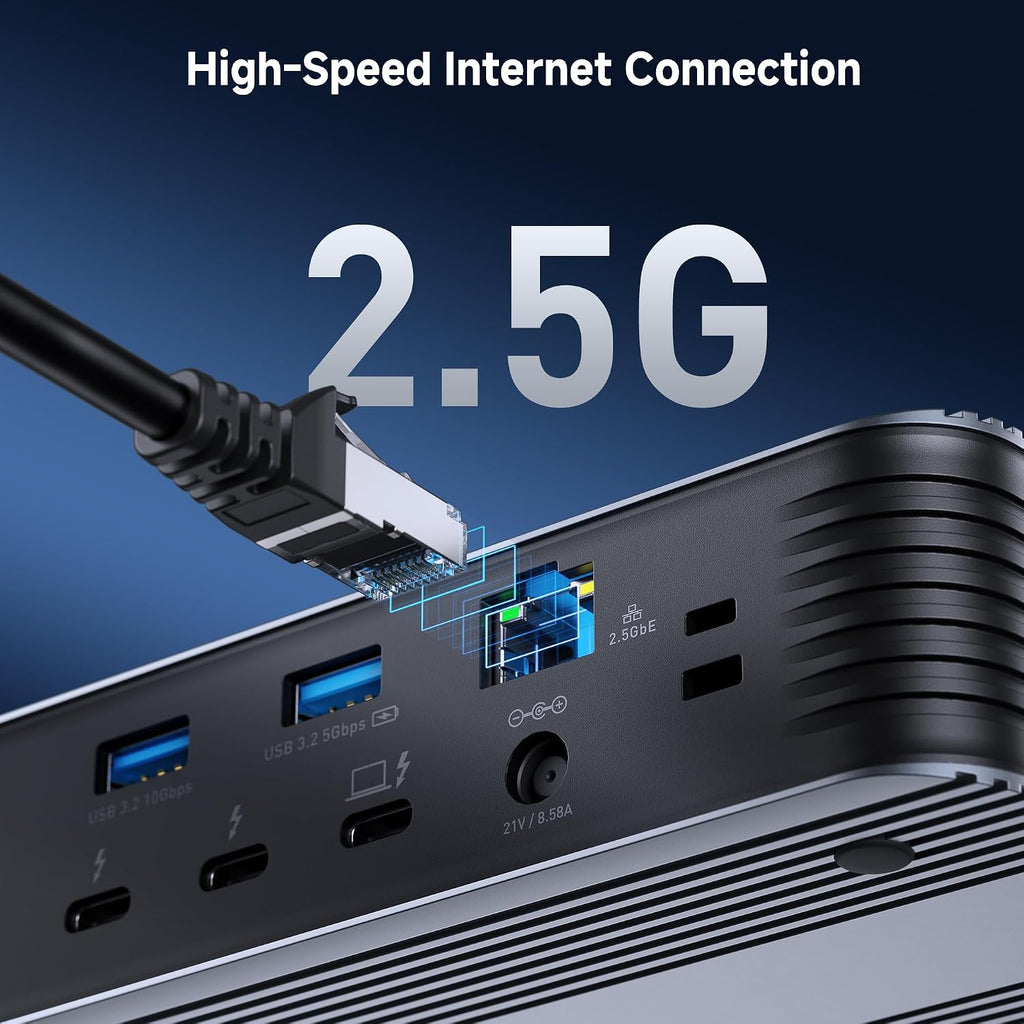 [Certificado Intel] Cable Matters 11 en 1 Thunderbolt 5 Dock con TB Share