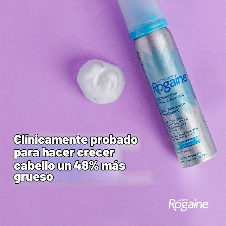 Tratamiento en espuma para pérdida de cabello, de uso diario, sumin...