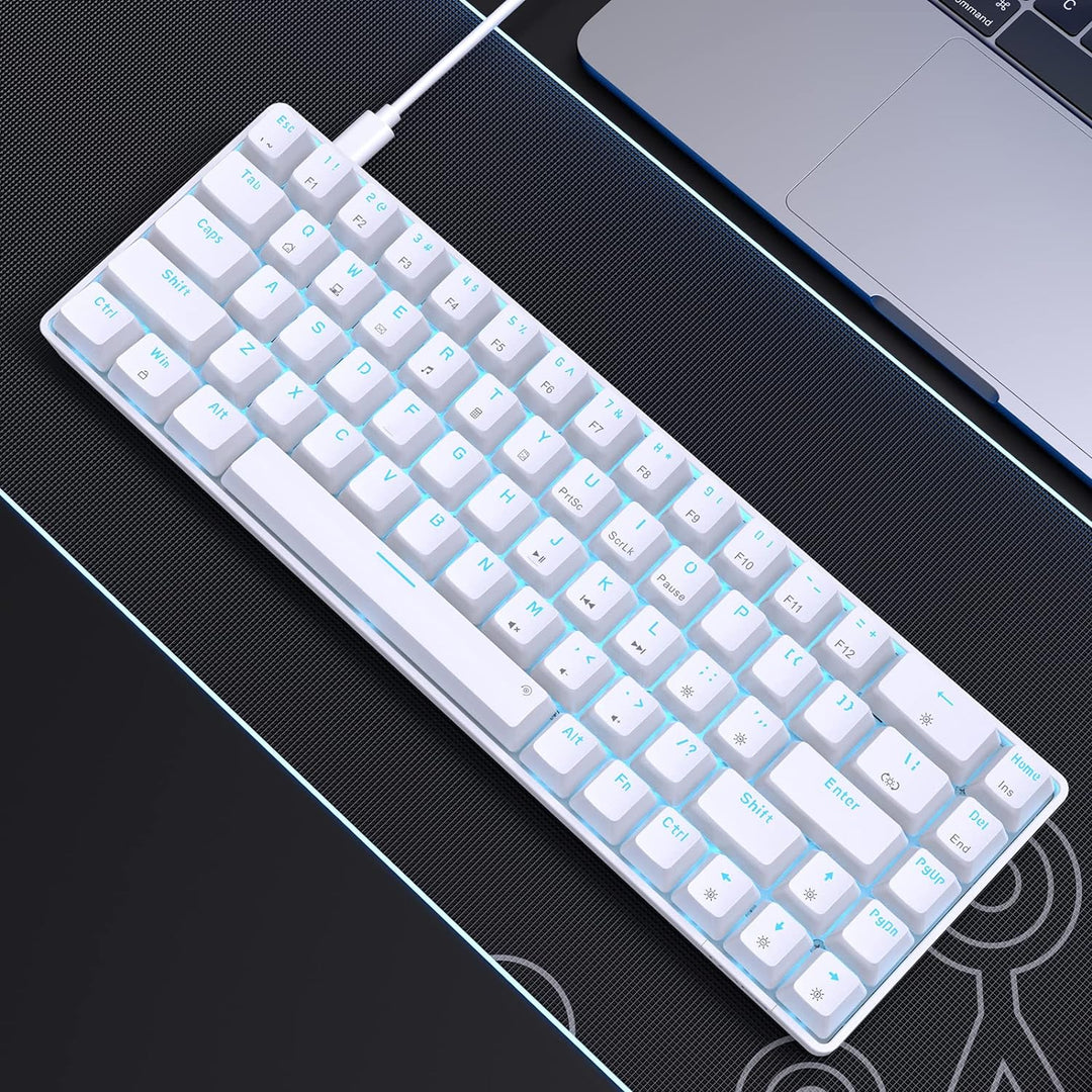 DIERYA T68SE - Teclado mecánico para juegos, 60%, ultra compacto, m...