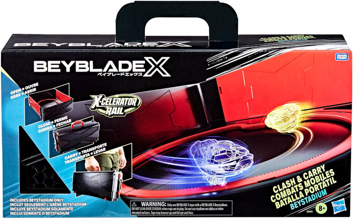 Beyblade X Clash Carry Beystadium Battle Arena - Juguetes