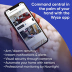 Wyze Sensor de entrada del sistema de seguridad para el hogar, protección de entrada para ventanas y puertas (paquete de 3) requiere concentrador WYZE Sense