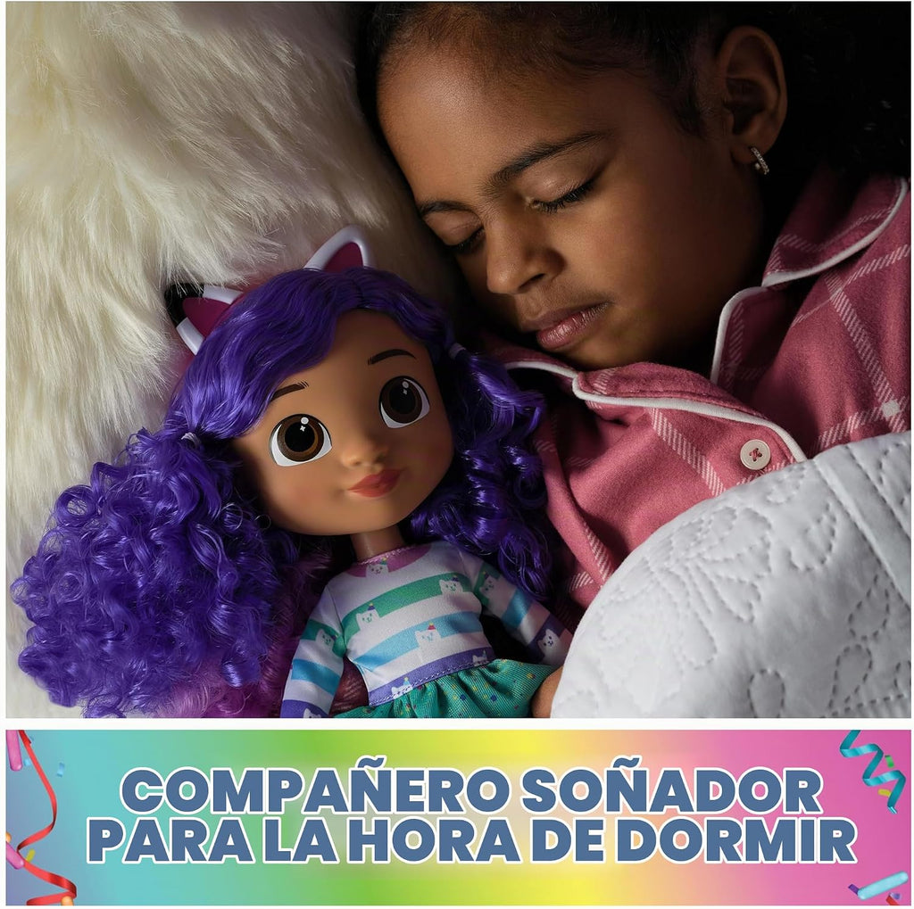 Gabby's Dollhouse Sing & Celebrate - Muñeca Gabby Girl de 13 pulgadas con