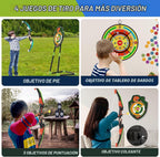 Bow y Arrow para Kids, LED Light Up Archery Set, Indoor Outdoor Sport Gifts para Boys Girls Ages 4-12