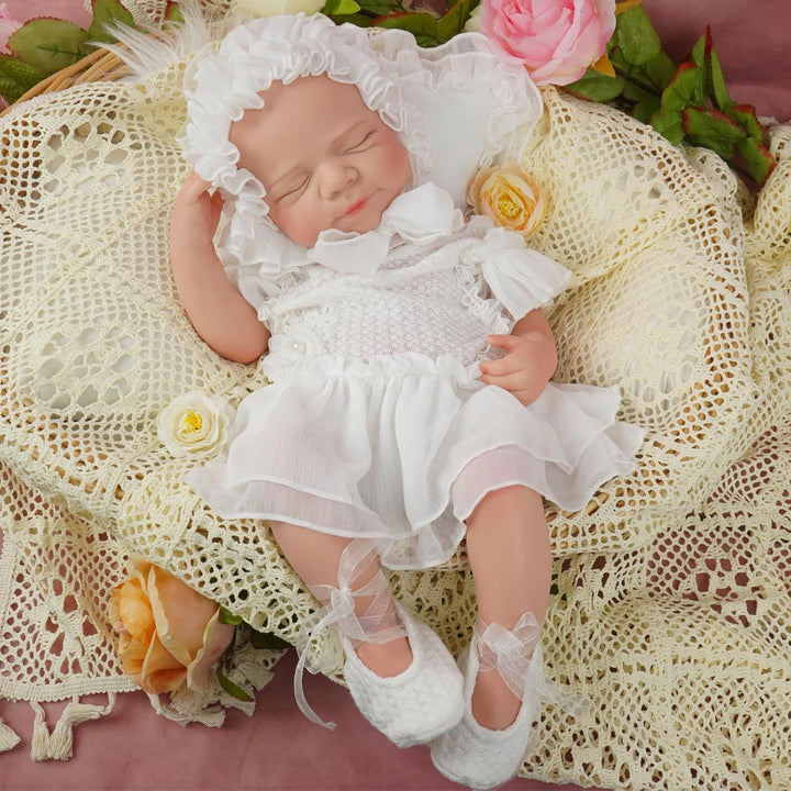 YaLuoQian Muñeca de bebé Reborn de silicona completa, niña recién n...