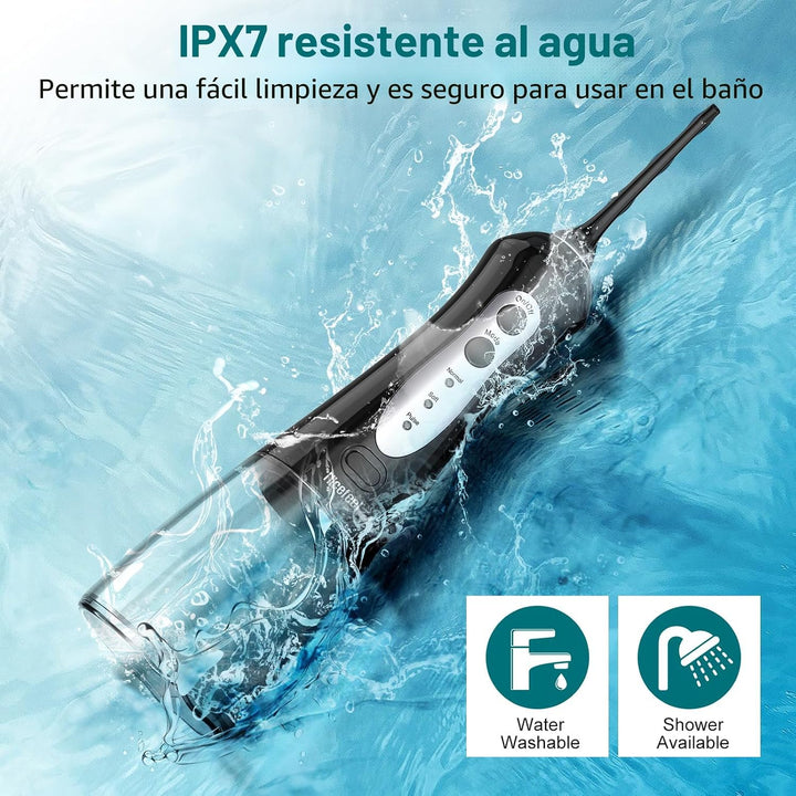 Nicefeel - Irrigador bucal inalámbrico de agua de 300ML, sin BPA, p...