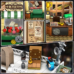 Juego de construcción de agencia de detectives con luz LED