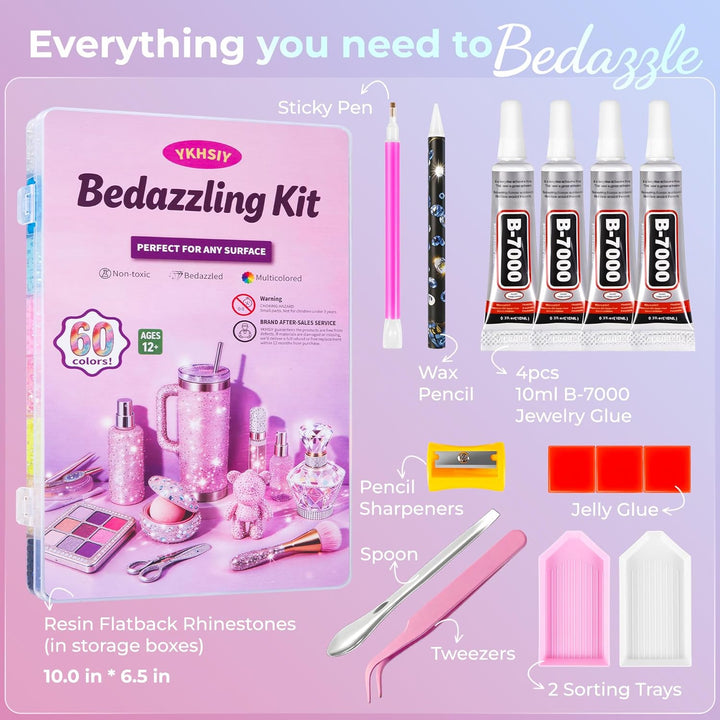 Bedazzling Kit de 48000 piezas de diamantes de imitación de resina...