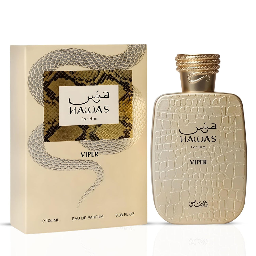 RASASI Hawas Viper Eau de Parfum para Hombre, 100 ml (3.4 oz) Spray...
