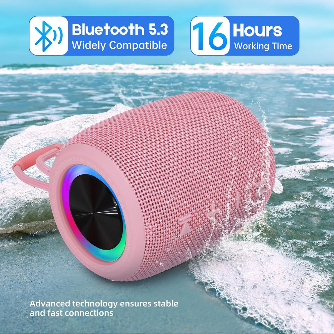 Parlante Bluetooth portátil, altavoz inalámbrico BT5.3 de 20W con d...
