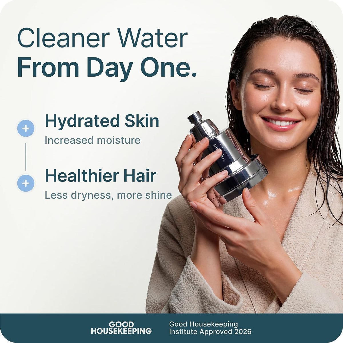 MyHalos® - Cabezal de ducha filtrado, filtro de cabezal de ducha para agua