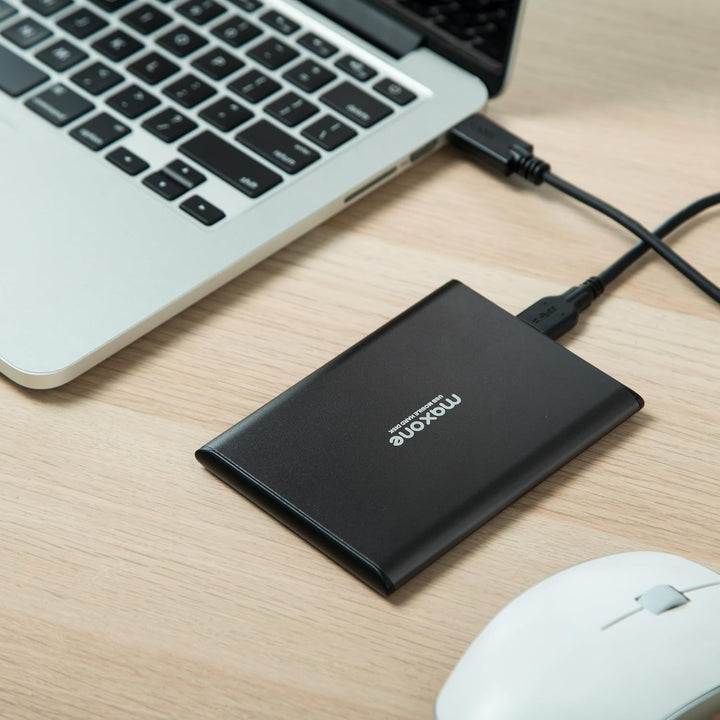 Maxone Disco duro externo portátil ultradelgado de 1 TB HDD USB 3.0...