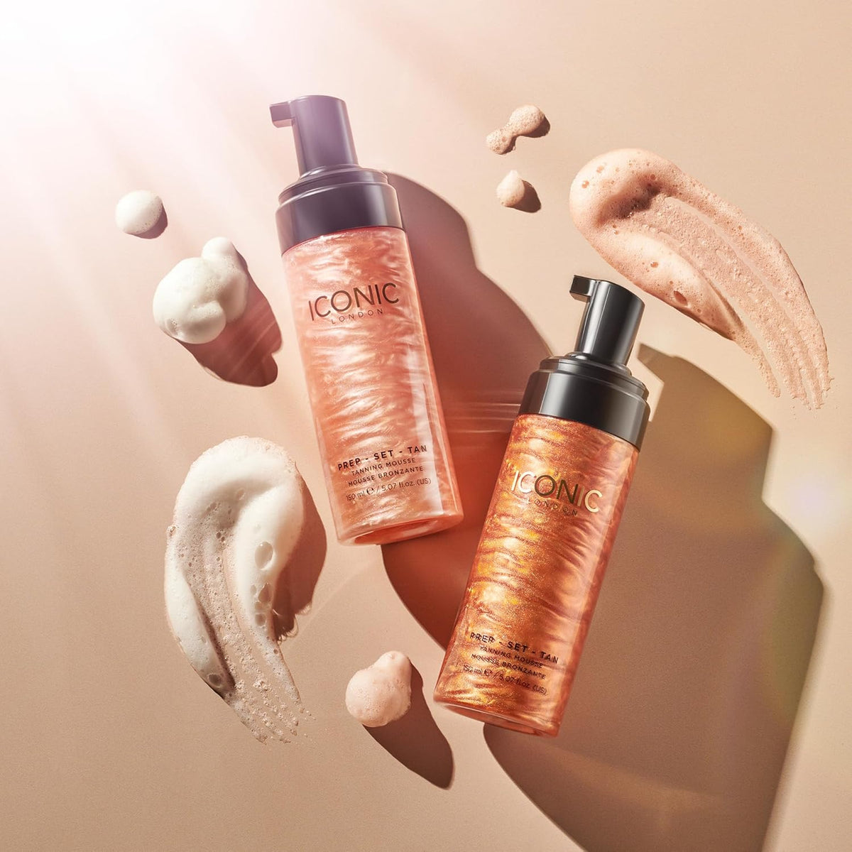 ICONIC LONDON Prep Set Mousse bronceado | Larga duración, piel besa...