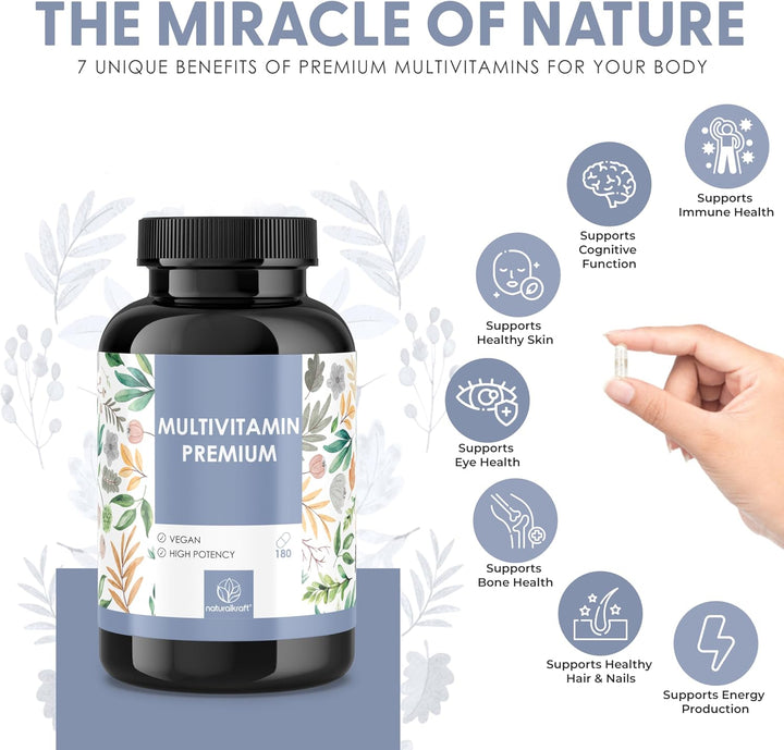 Multivitamínico premium \u2013 Complejo A \u2013 Z de alta dosis |...