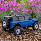 Axial 1/30 SCX30 Ford Bronco 4X4 RTR Rock Crawler a Escala 1/30, Motor Brushed, Azul