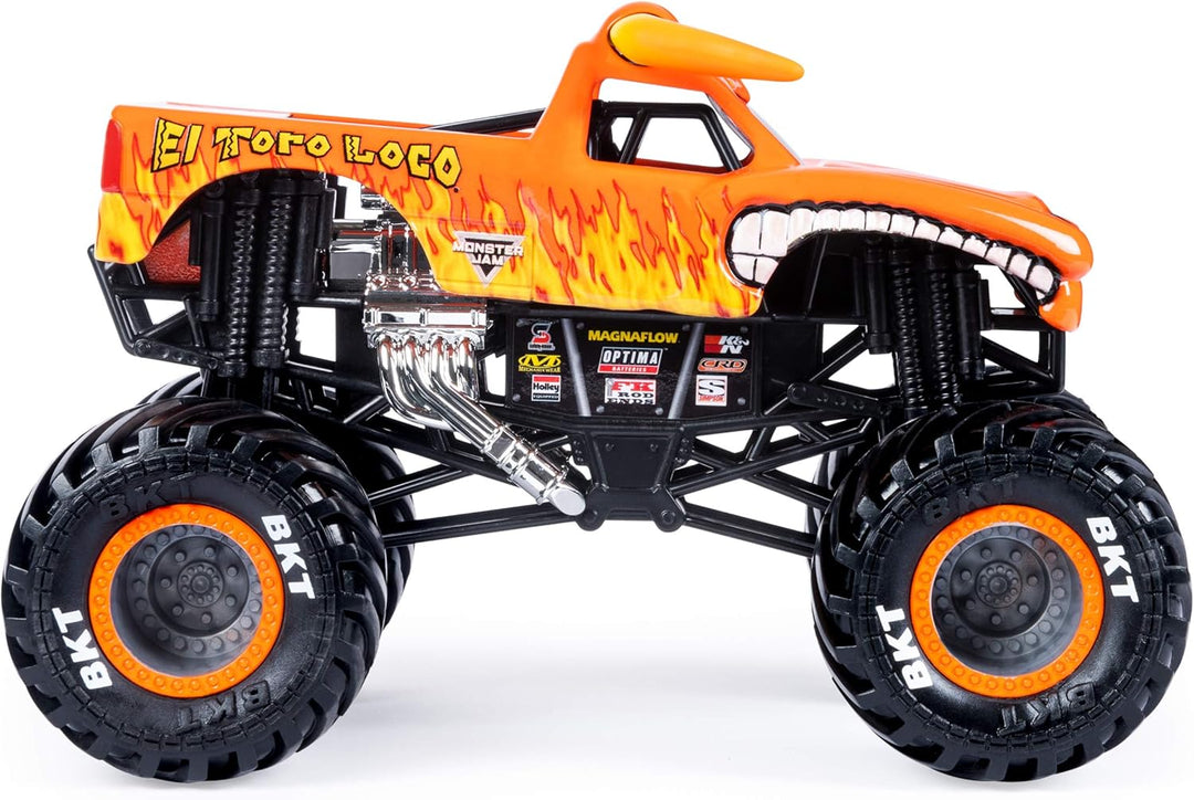 Monster Jam Vehículo oficial de El Toro Loco Monster Truck fundido...