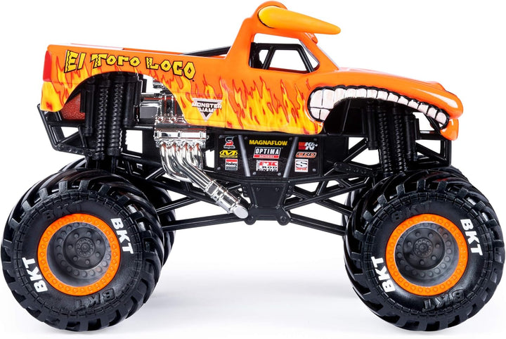 Monster Jam Vehículo oficial de El Toro Loco Monster Truck fundido...