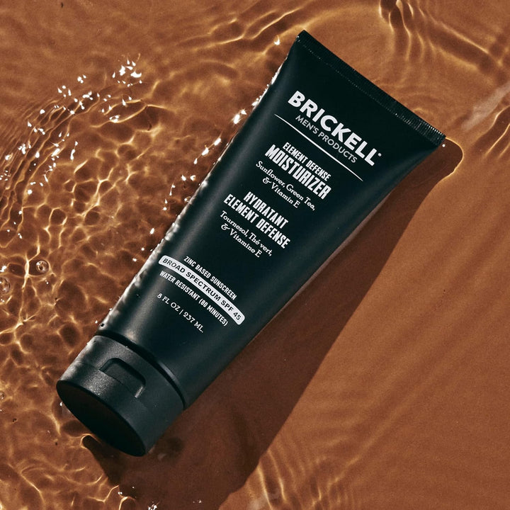 Brickell Element Defense SPF45 - Hidratante para hombre, protector...