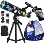 Kit de telescopio portátil de 3.150 in para adultos y niños con