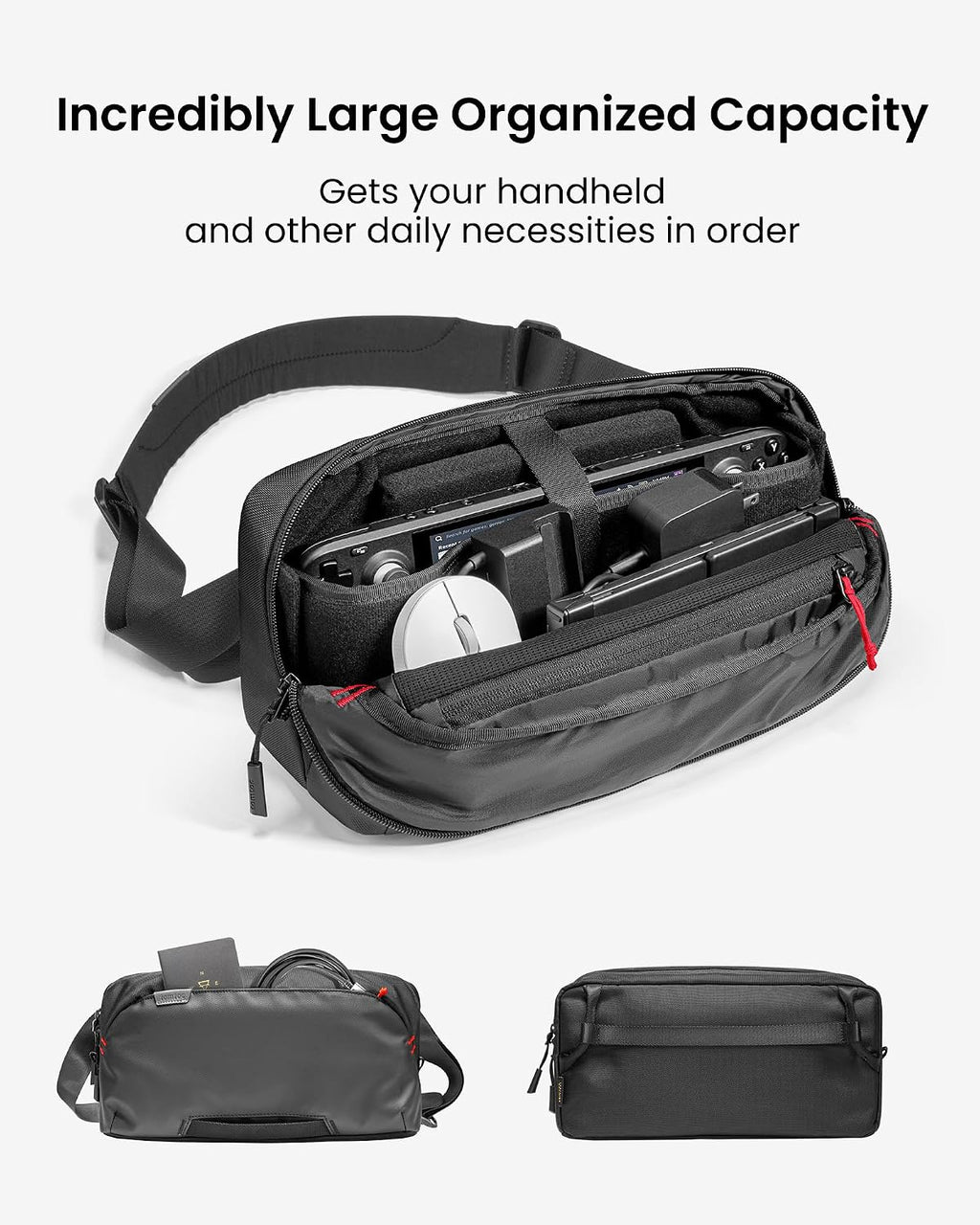 Tomtoc - Funda de transporte para Steam Deck/OLED/Nintendo Switch 2/ROG