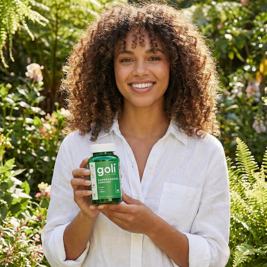 Goli Supergreens Gomitas con Probióticos - Extracto de Hoja de Alca...