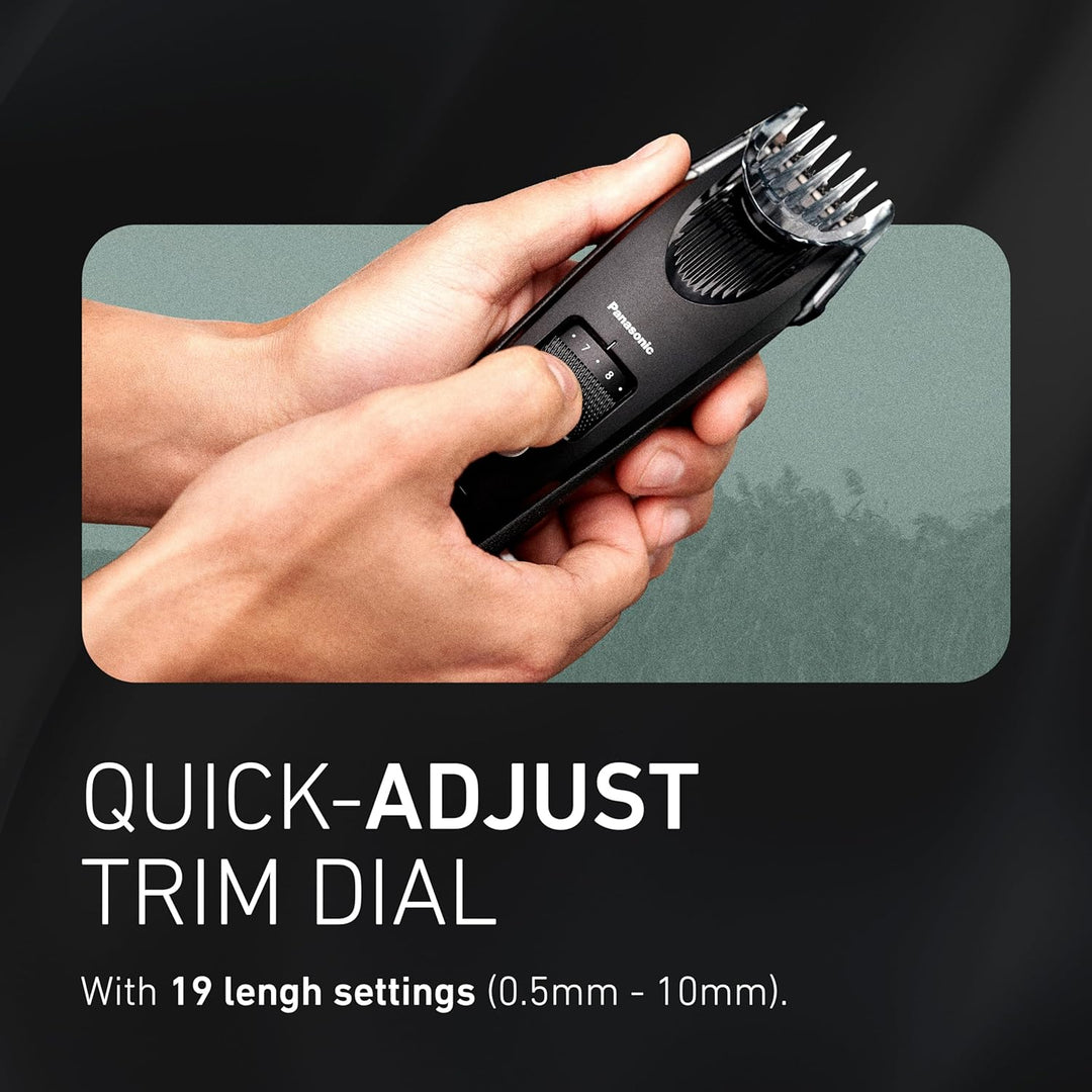 Panasonic Recortadora de barba para hombres inalámbrica de precisió...