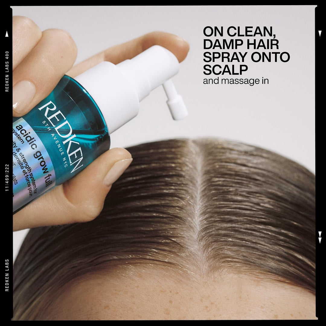 Redken Acidic Grow Full System - Suero para el cuero cabelludo y el...