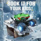 BEZGAR 1:20 Monster Truck Toys, 360 ° Stunt RC Cars con música y luz