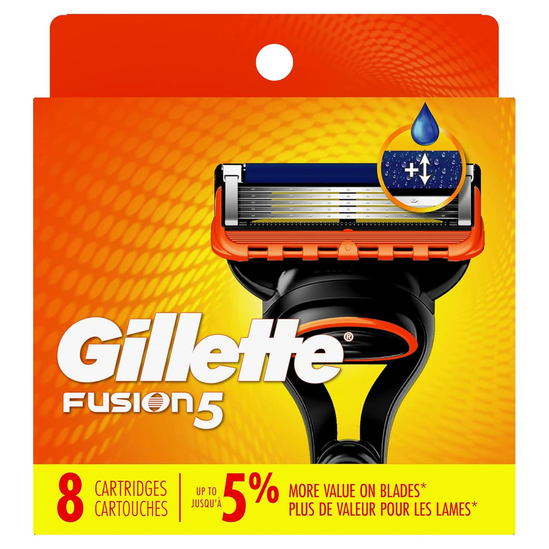 Pack de 8 cartuchos para Gillette Fusion 5 Power