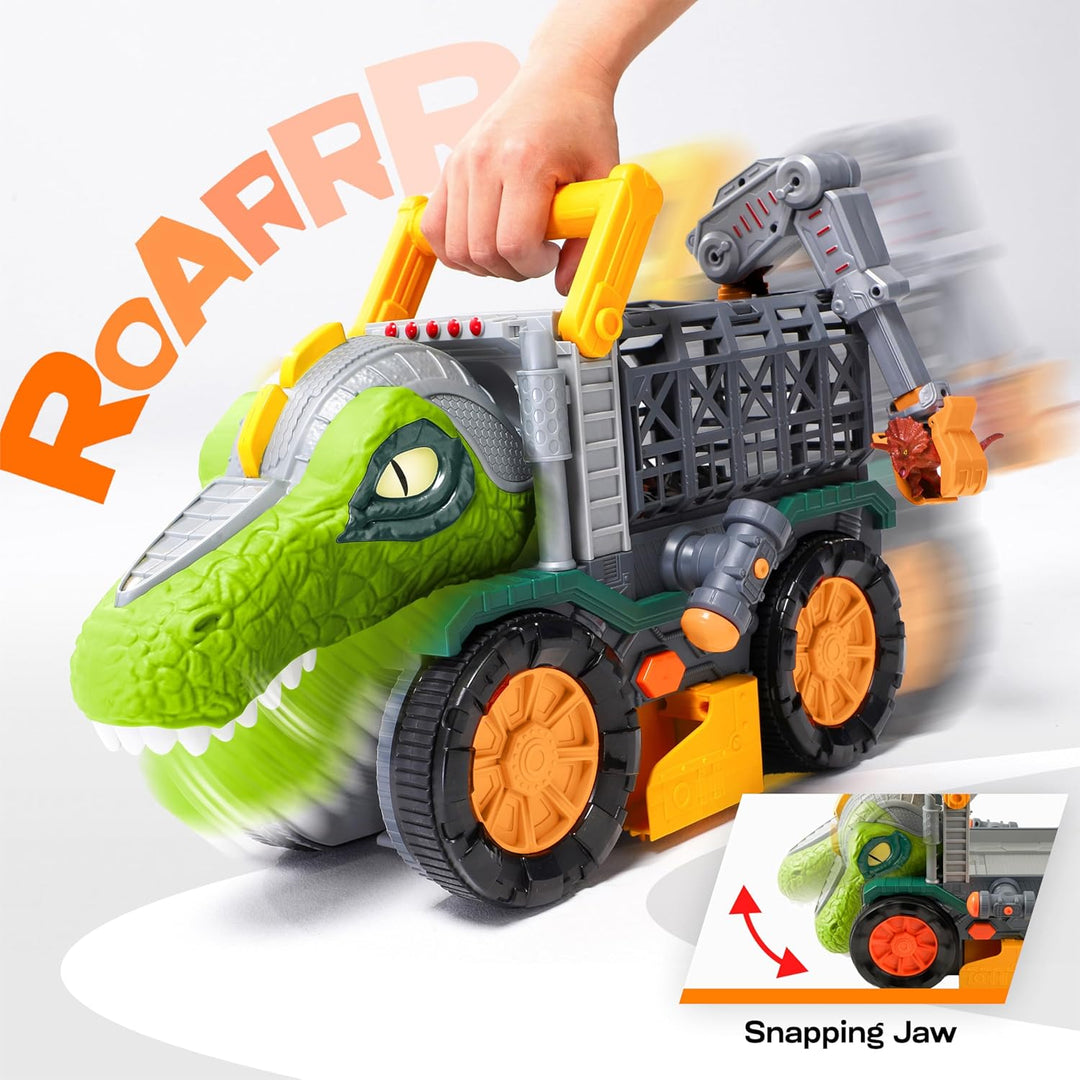 Juguetes de dinosaurio para niños pequeños camión de