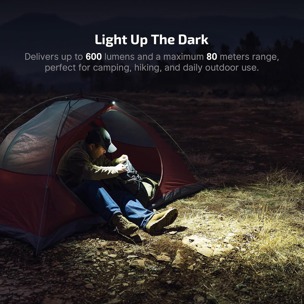 OLIGHT Oclip Pro S - Linterna recargable EDC con clip, color negro