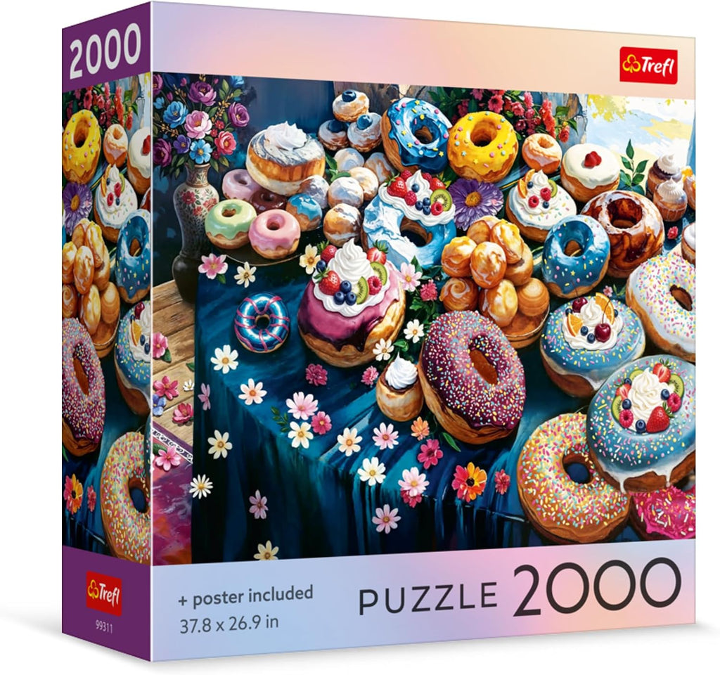 Trefl Coloridas Donuts - Rompecabezas de 2000 piezas 37.8"x26.9"