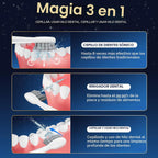 Cepillo de dientes eléctrico con hilo dental combinado, cepillo de dientes
