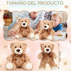 Skylety 10 piezas de osos de peluche a granel de 14 pulgadas, marrón claro