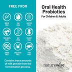 NatureWise Probióticos orales para boca, mal aliento masticables