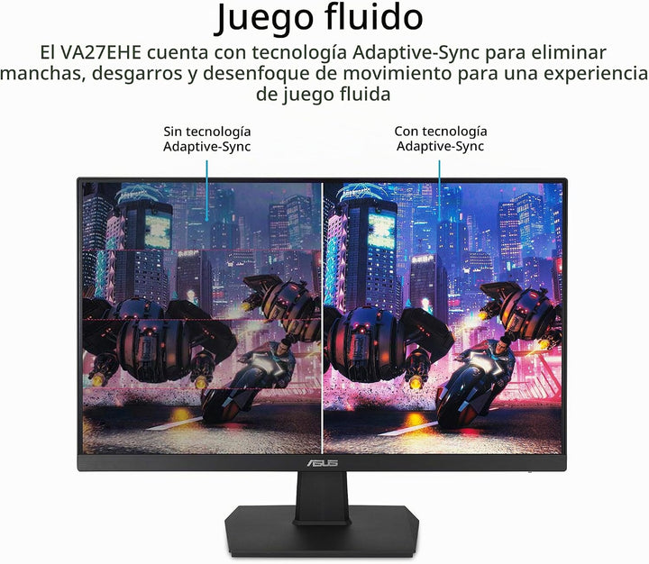 ASUS Monitor de escritorio de 27 pulgadas, Full HD (1920 x 1080), I...