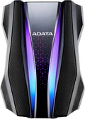 ADATA HD770G 1TB RGB USB 3.2 IP68 impermeable a prueba de gotas a prueba de polvo externo portátil HDD negro (AHD770G-1TU32G1-CBK)