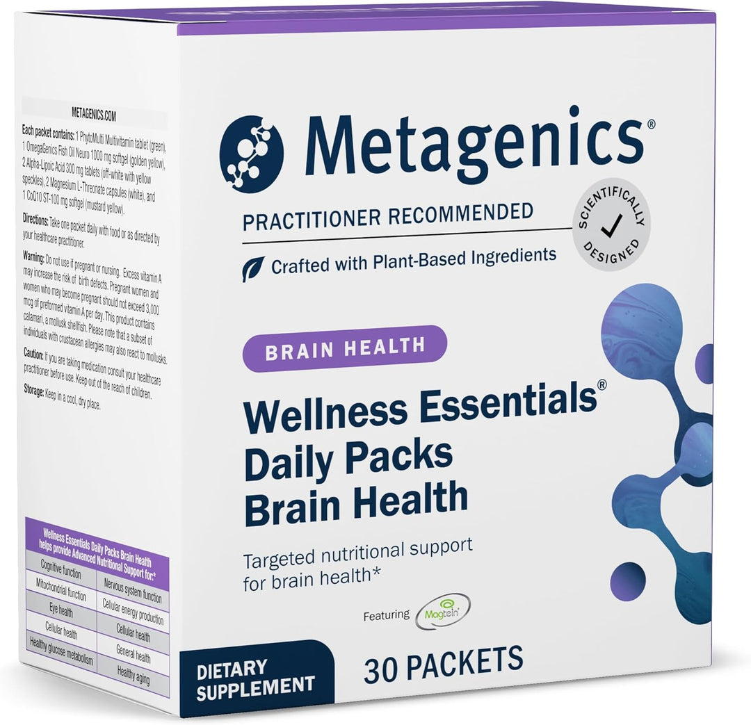 Metagenics Wellness Essentials Brain Health - Paquetes multivitamín...