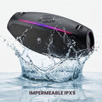 Skullcandy Barrel 2 Bocina Boombox Bluetooth con Luces LED, 12H Batería